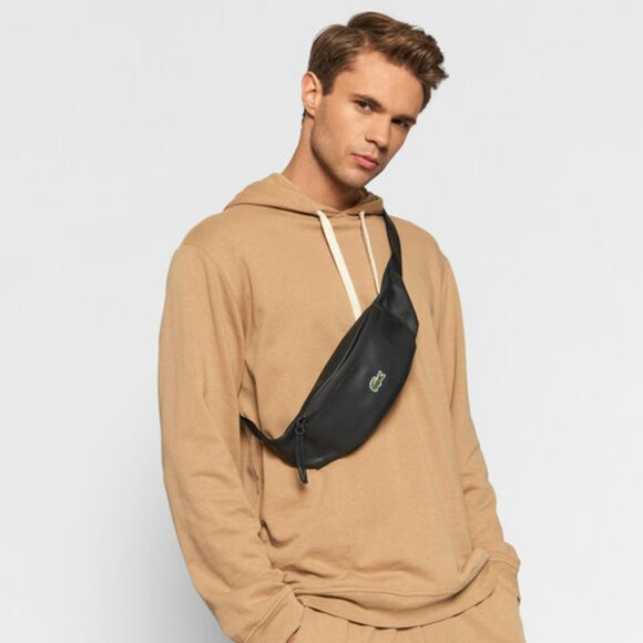 LACOSTE Waist Bag Fanny Pack Belt Bag Unisex Eclipse Blue New With Tags - Picture 4 of 11